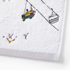 Skiers Hand Towel