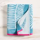 Trailing Ferns Beach/Pool Towel - Lagoon