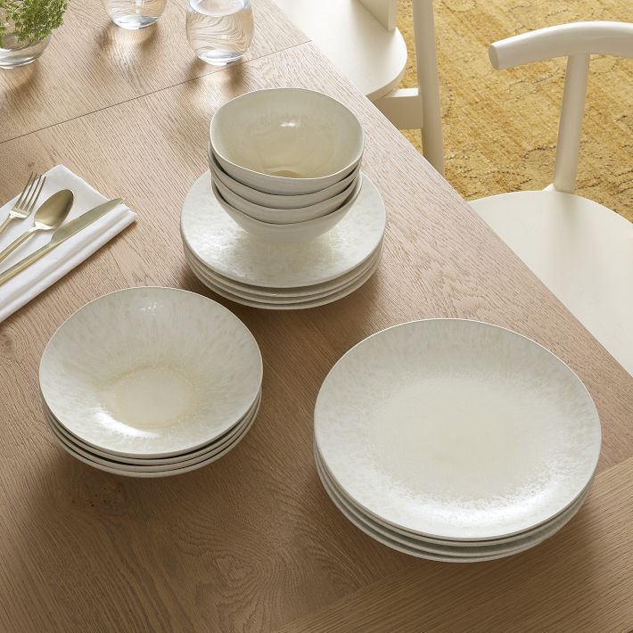 Oyku Stoneware Dinnerware (Set of 16) | West Elm