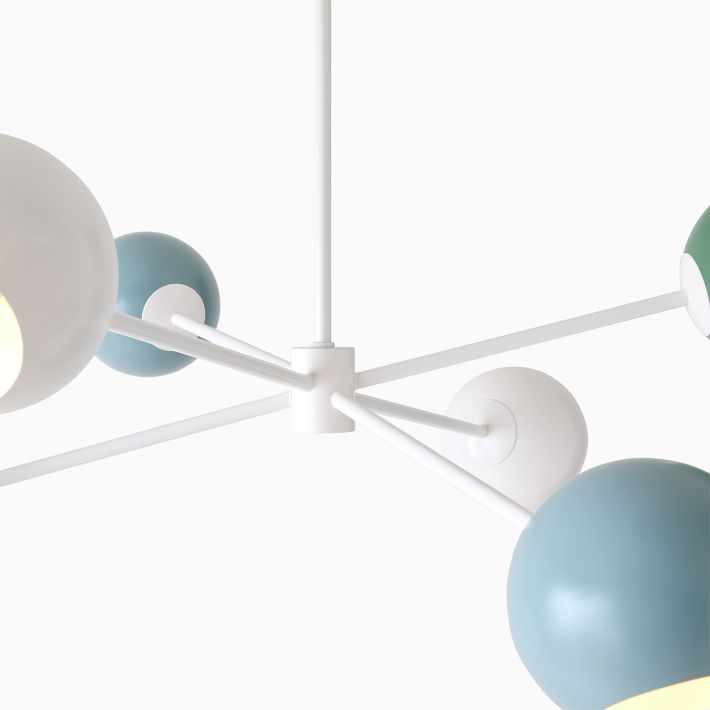 Colorful globe chandelier on sale