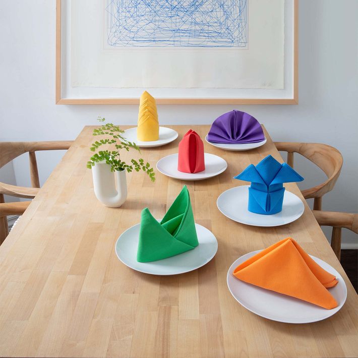 MoMA Fold by Number Cloth Napkins Set of 6