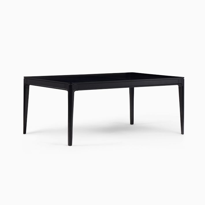 Parker 60 80 Expandable Dining Table Black West Elm