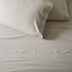 400-Thread-Count Organic Percale Pleated Edge Sheet Set