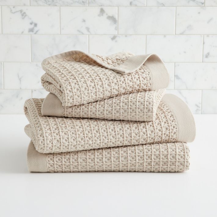 Waffle Towels - Oatmeal