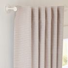 Chambray Tack Stripe Blackout Curtain