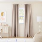 Chambray Tack Stripe Blackout Curtain