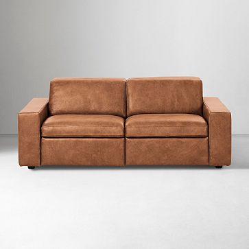 Enzo Leather Reclining Sofa 77 93 West Elm