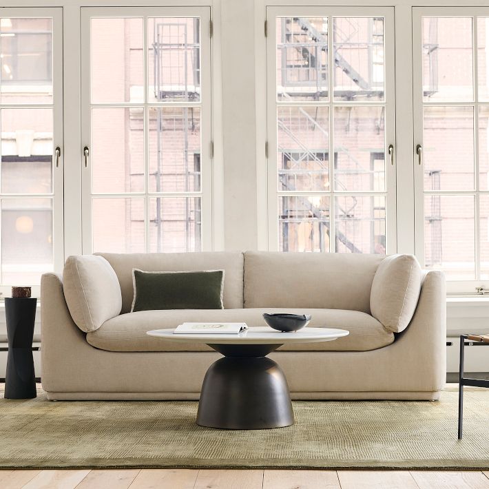 West elm small couch discount