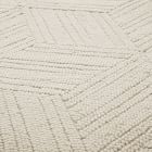 Textured Hexagon Wool Rug