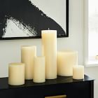 Unscented Wax Pillar Candle