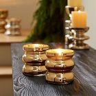 Modern Mercury Glass Filled Candles