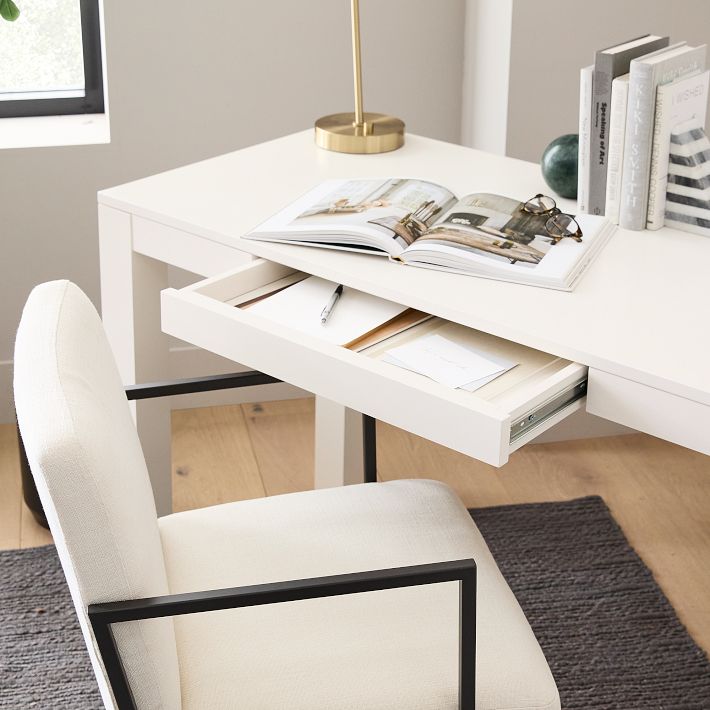 Pottery barn parsons desk hotsell