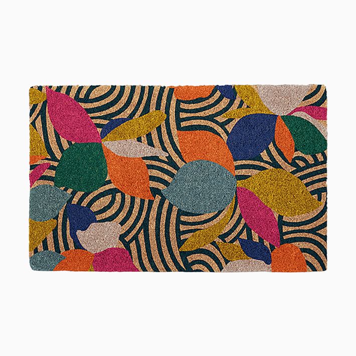 Bright Floral Doormat