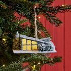 Mid-Century Paper House Ornament