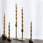 Double Twist Taper Candles (Set of 6) | West Elm