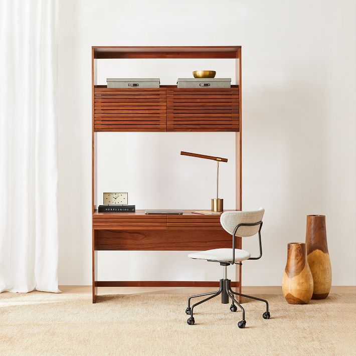 Modern wall desk west elm sales