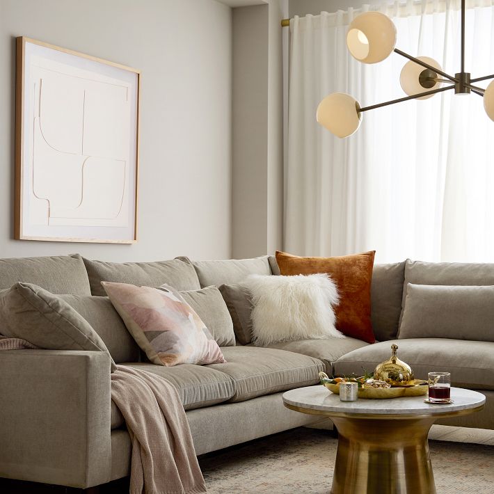 West elm pillows couch sale