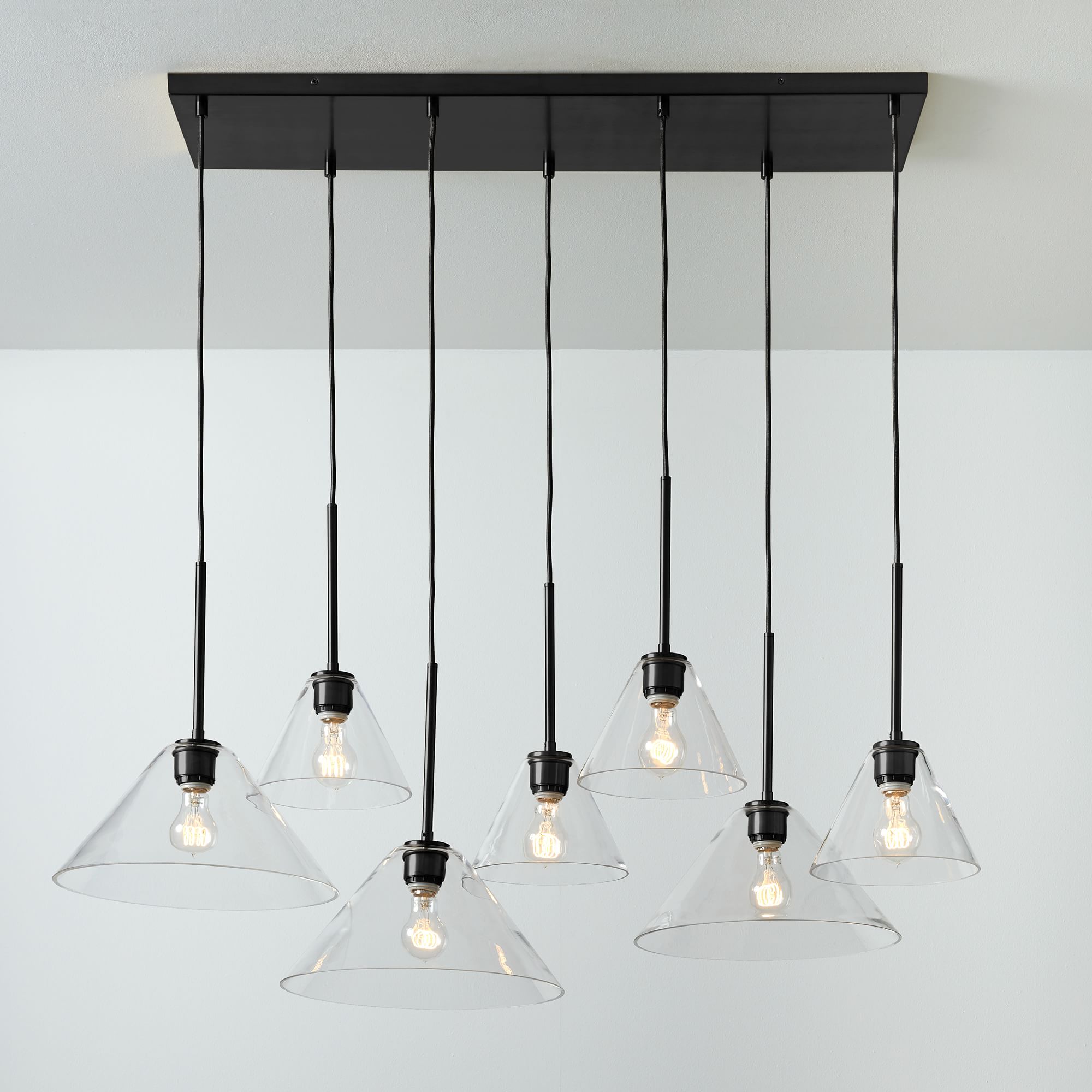 Sculptural -Light Cone Chandelier | West Elm