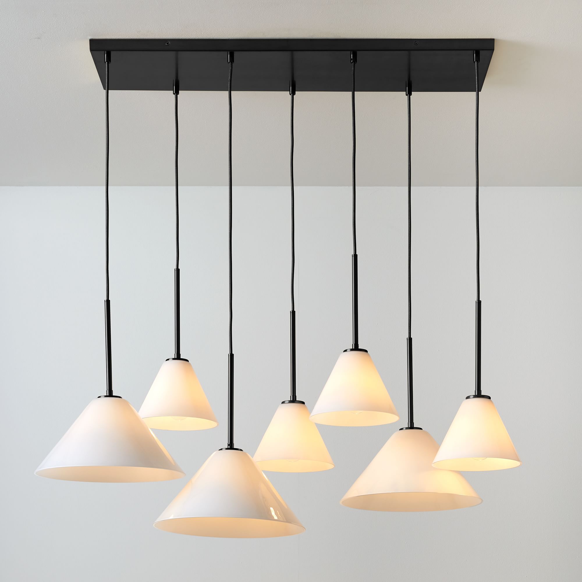 Sculptural -Light Cone Chandelier | West Elm