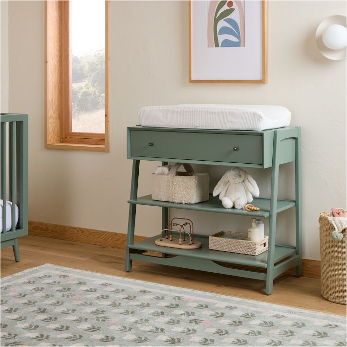 We Kids Mid Century Open Changing Table