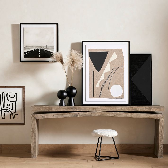 West elm reclaimed wood console discount