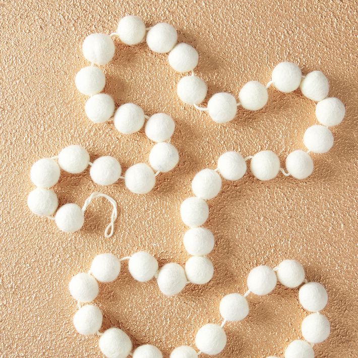 Felt Ball Garland West Elm