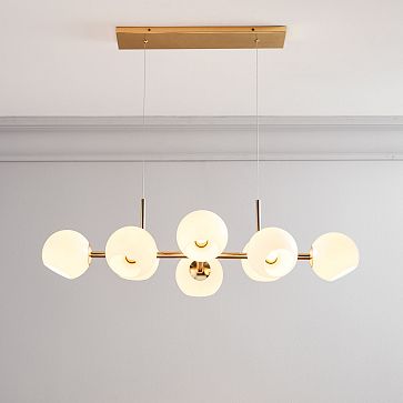West elm milk glass chandelier on sale