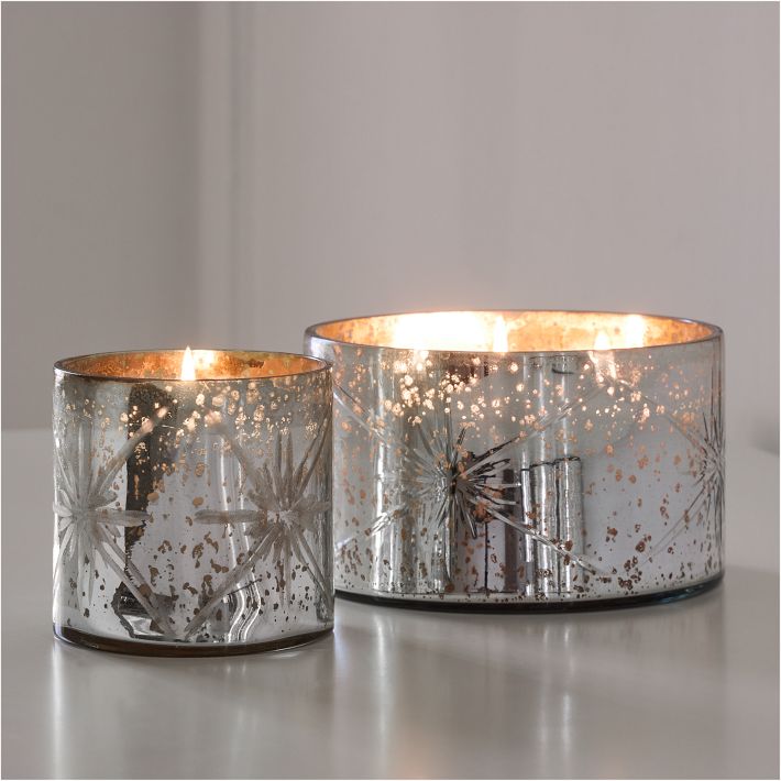 Celeste Cut Glass Filled Candles Amber Nutmeg West Elm