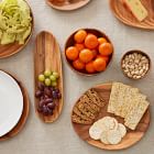 Organic Shaped Wood Serving Bowls