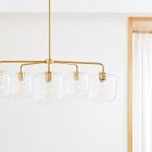 Sculptural 5-Light Pebble Chandelier