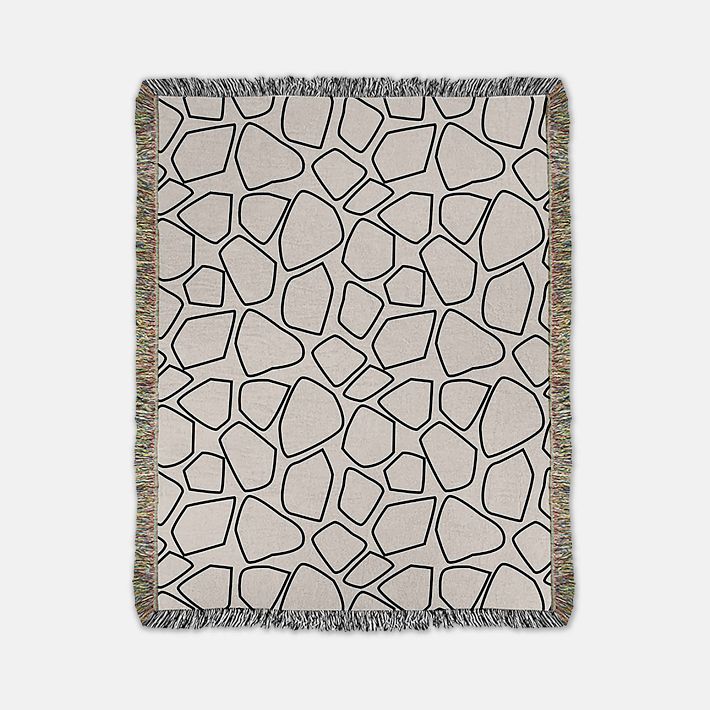 Karbon Market Cotton Raffe Throw