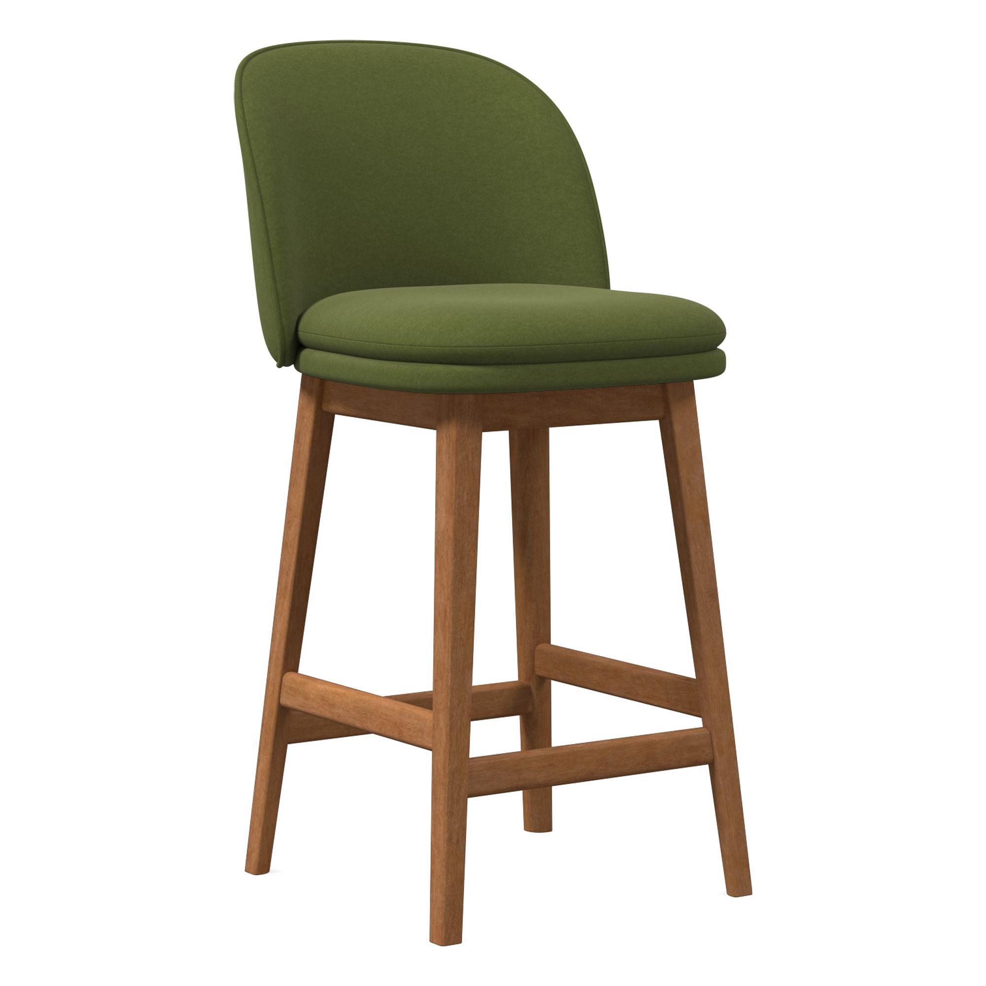 Wayne Swivel Armless Bar & Counter Stools | West Elm