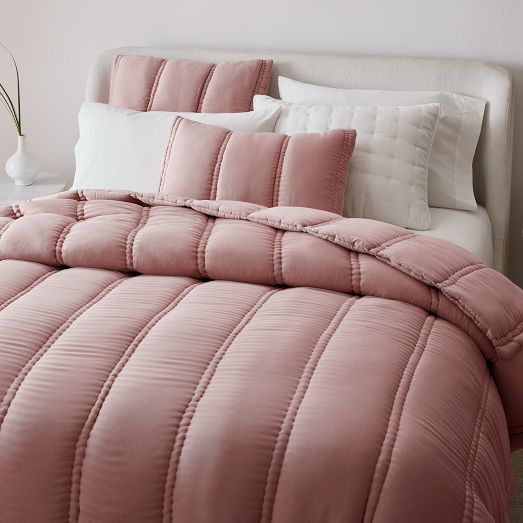 Silky TENCEL™ Plush Comforter & Shams Clearance West Elm