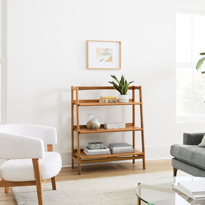 Mid Century Low Bookshelf 36