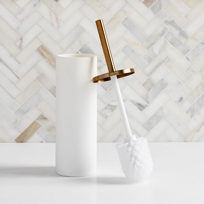 Resin toilet brush discount