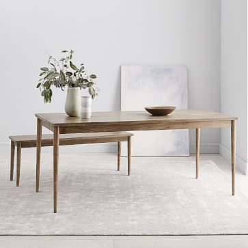 Modern Farmhouse Dining Table Cerused Carob West Elm