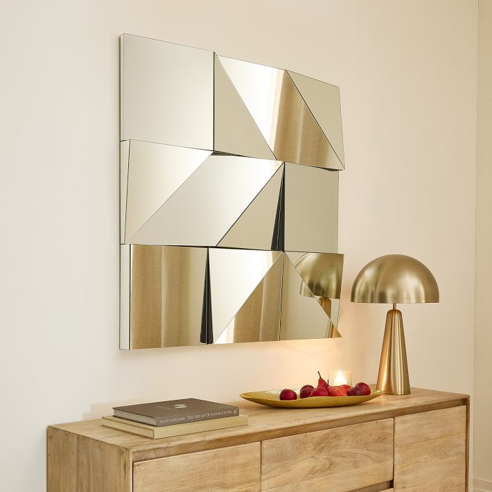 Square Mosaic Wall Mirror