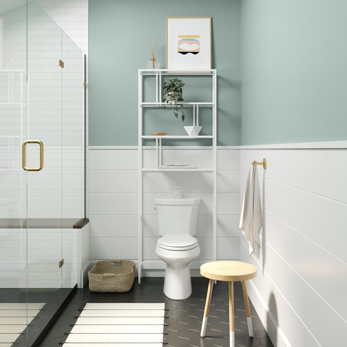 Profile Over The Toilet Ladder Storage Shelf West Elm