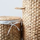 Rounded Weave Rattan Hampers