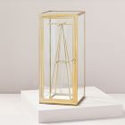 Terrace Brass &amp; Glass Jewelry Stand