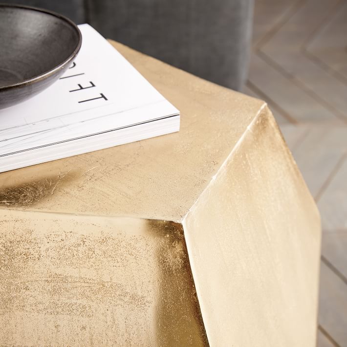 West elm gem cut side table discount