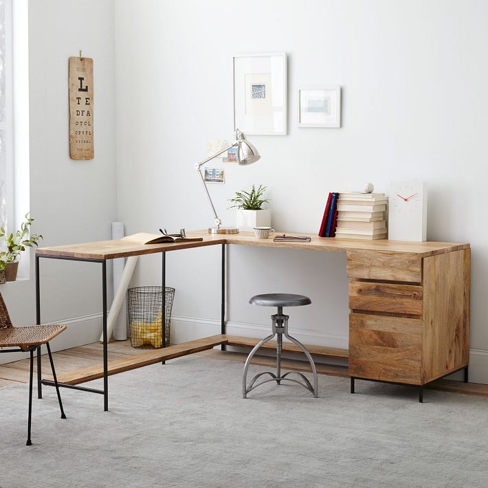 West elm industrial desk discount