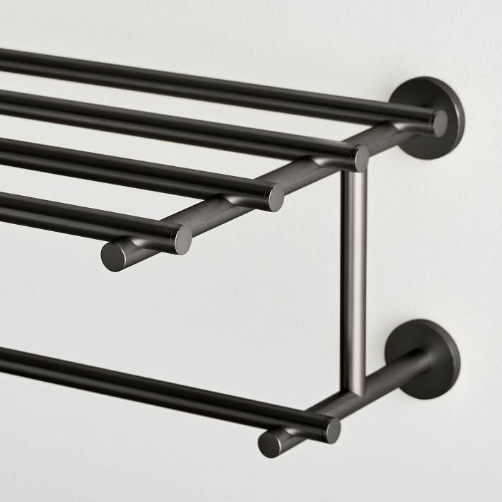 Modern Overhang Bathroom Rail Shelf West Elm