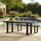 Portside Aluminum Outdoor Dining Table (72&quot;)