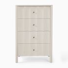 Scalloped Tall 4-Drawer Dresser (30&quot;)