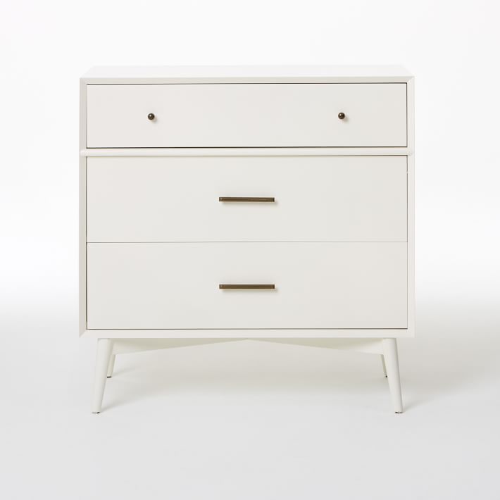 West elm mid century 3 drawer dresser discount