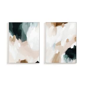 West elm luxury painting black offers and white