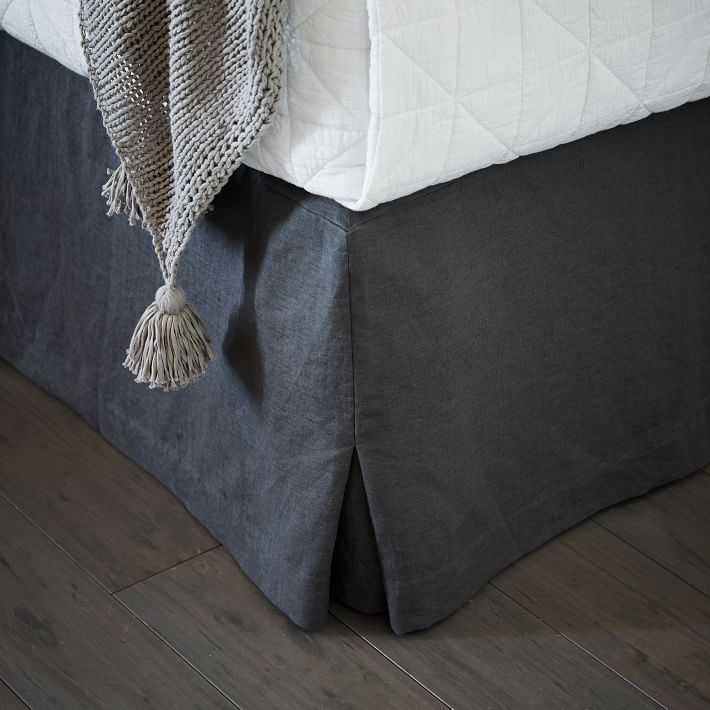 Faux suede bed skirt best sale