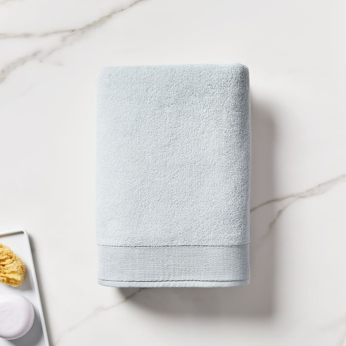 4 Bath Towels Set - Color: Ink Blue - Plush Fibrosoft™ Towel Sets