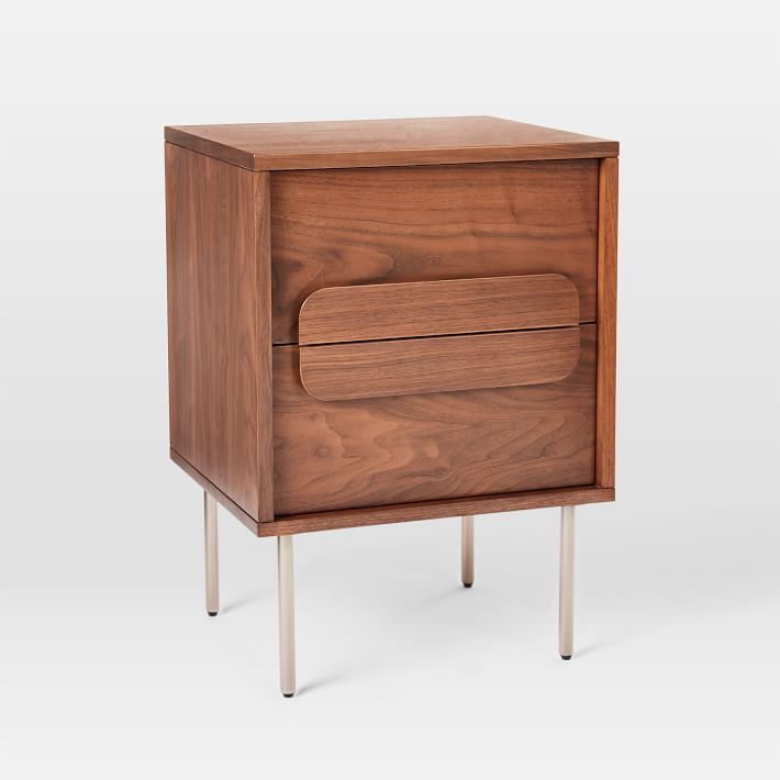 Gemini Nightstand (18") in Walnut